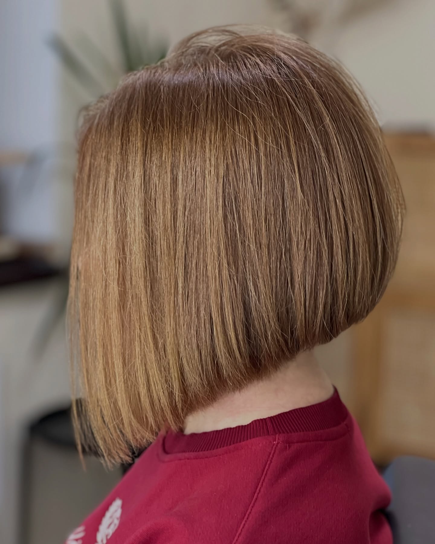Classic Blunt Bob with Subtle Highlights