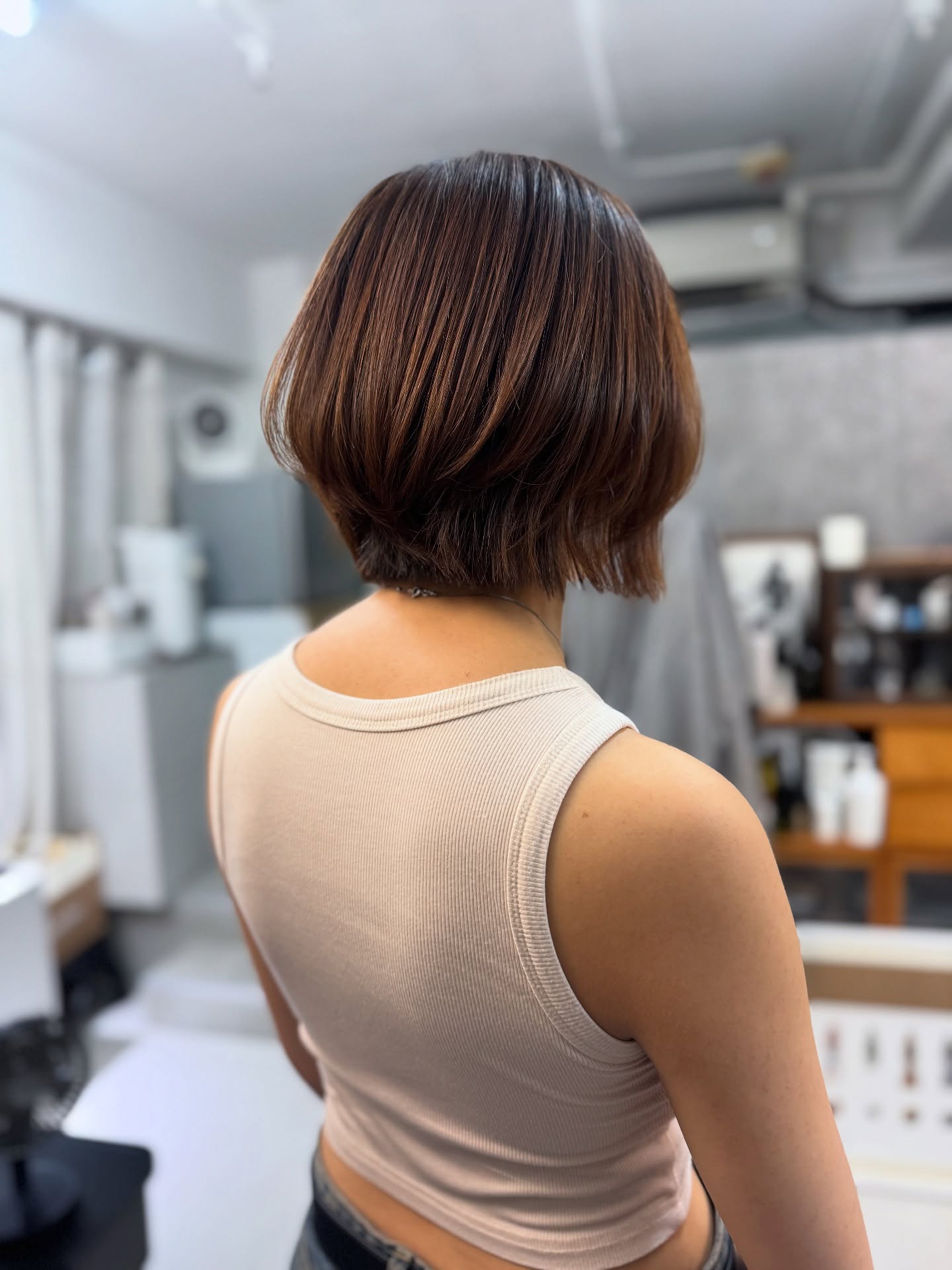 Elegant Textured Bob with Subtle Layers