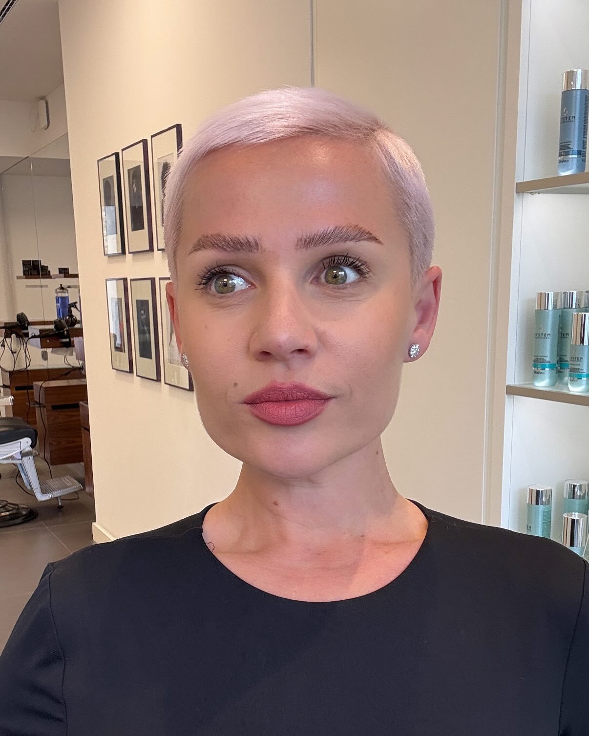 Modern Lavender Pixie with Subtle Textured Layers