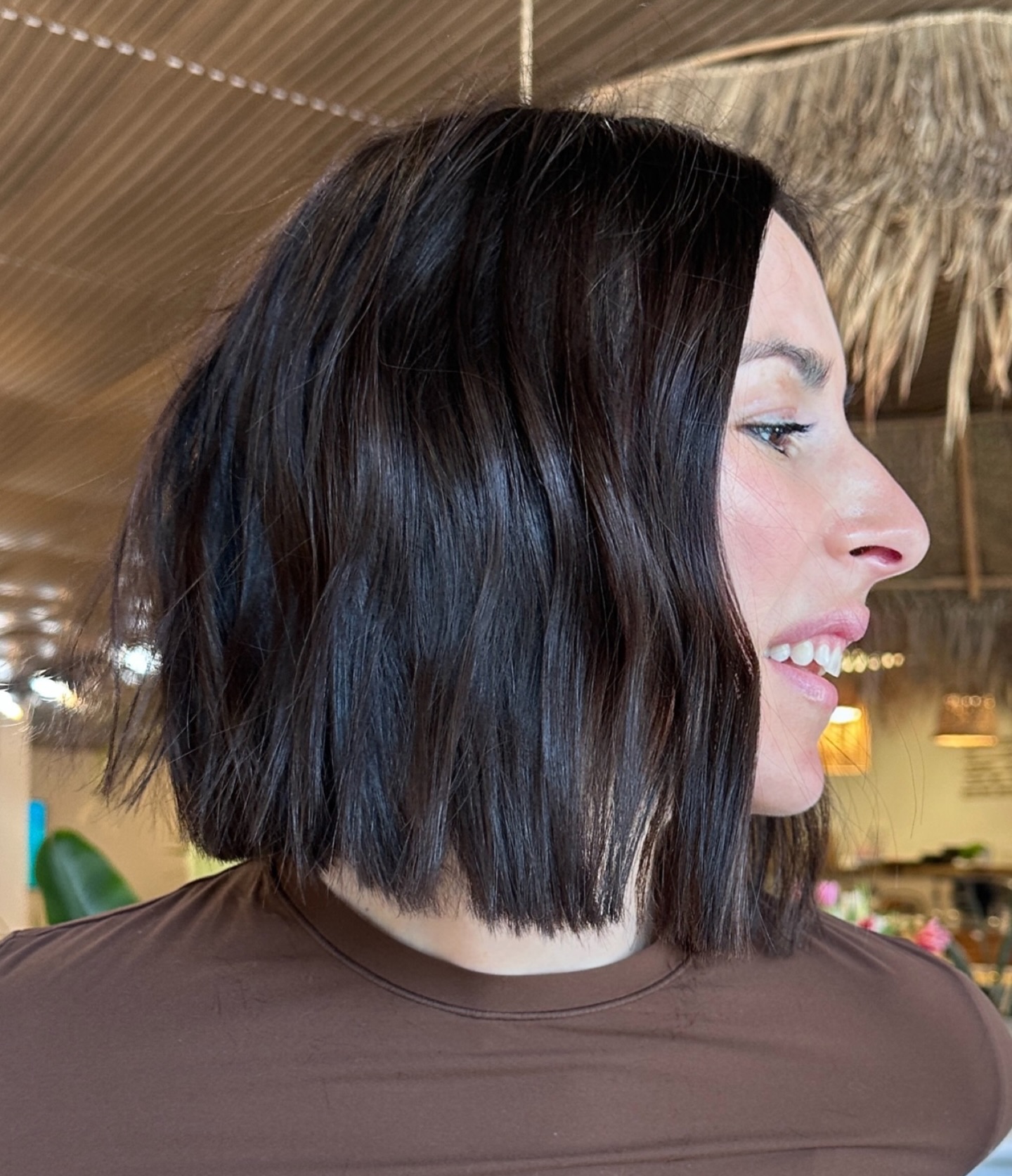 Modern Textured Bob with Subtle Movement