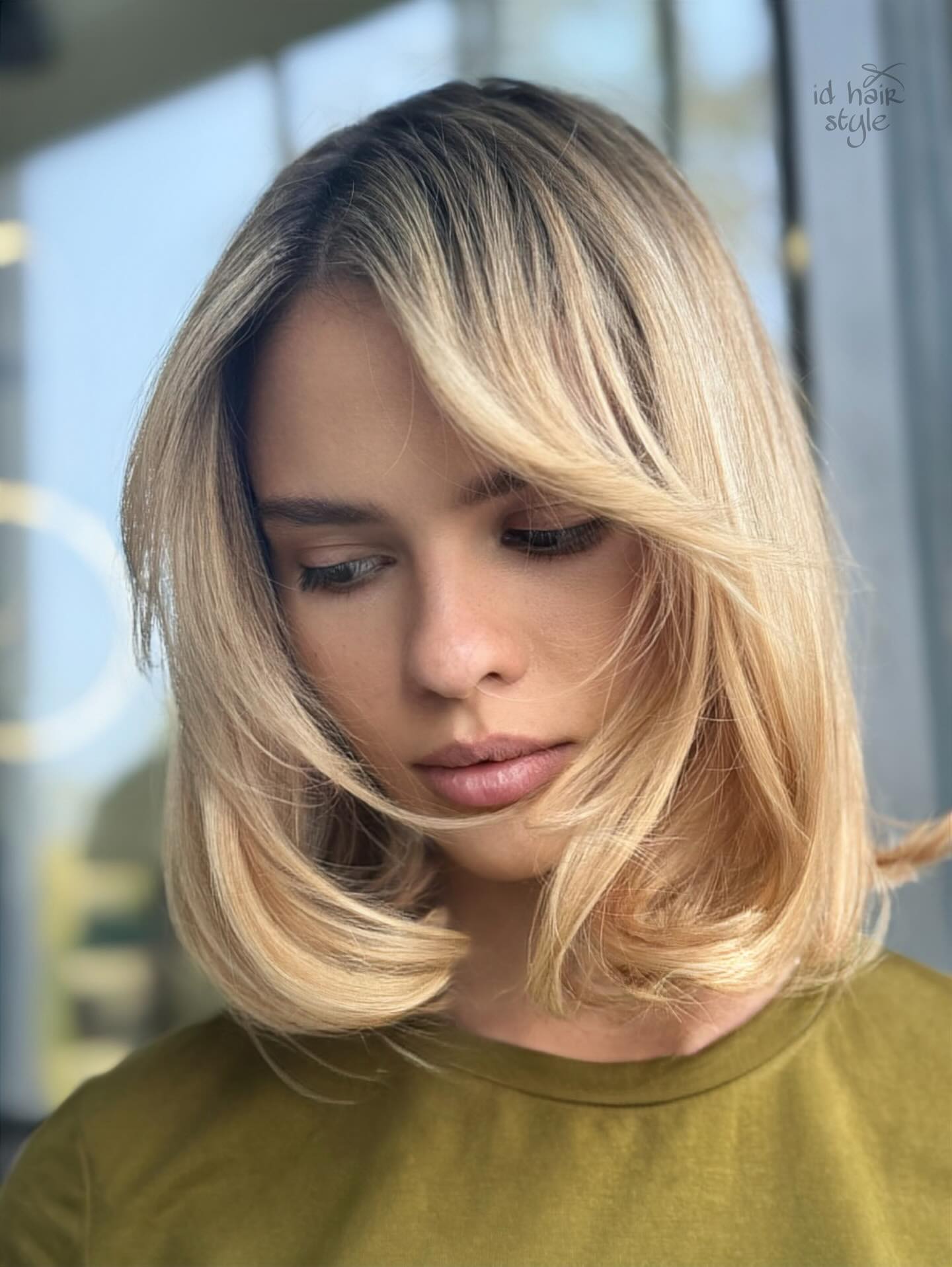 Soft Blunt Bob with Face-Framing Layers