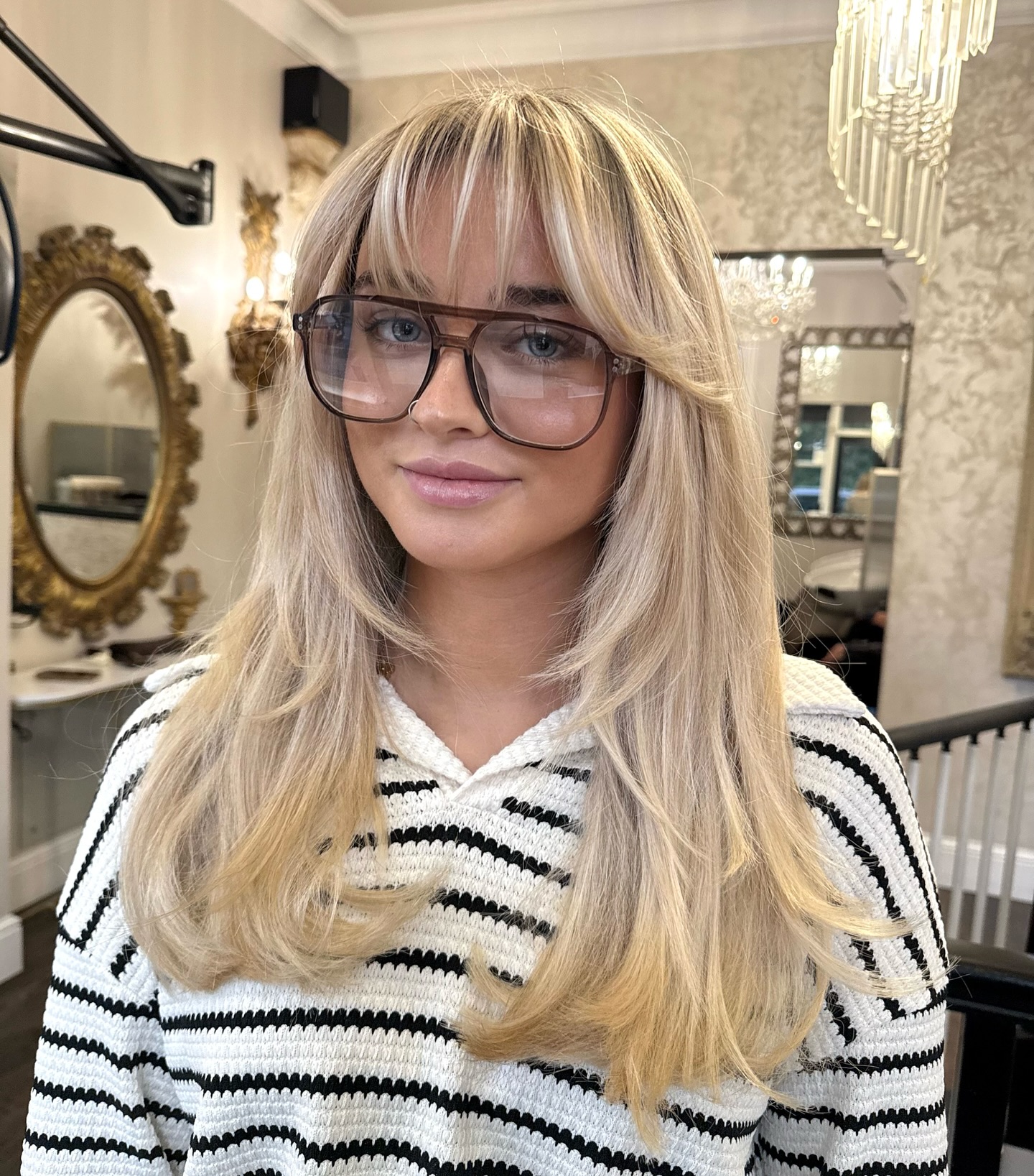 Trendy Long Hair with Wispy Bangs and Subtle Layers