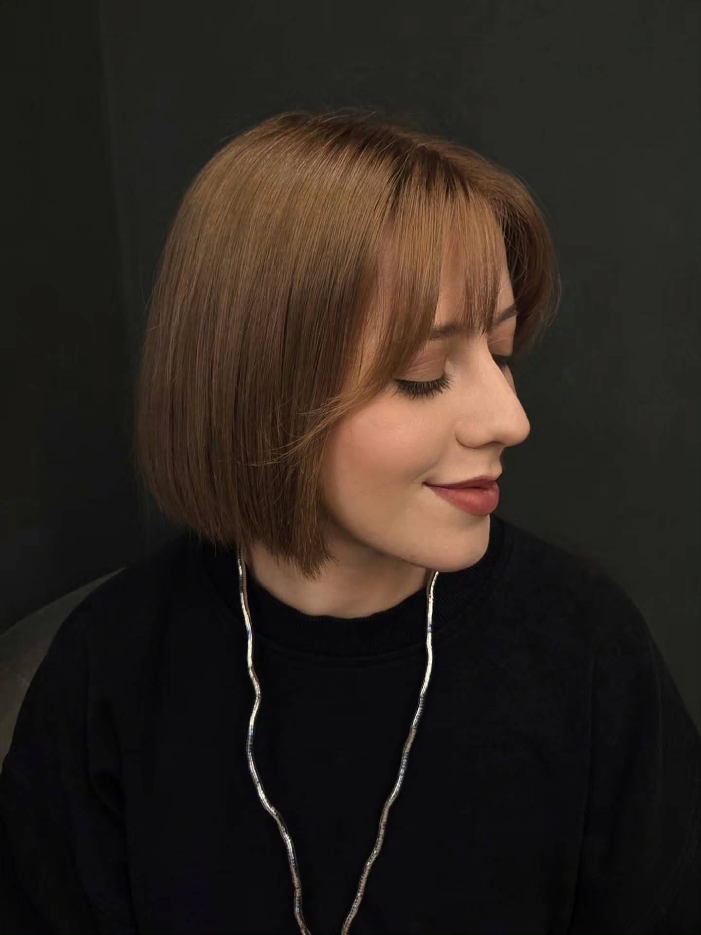 Chic Modern Bob with Soft Bangs