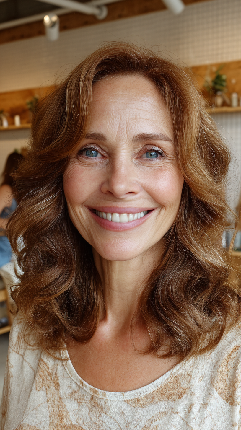 Beautiful Soft Curls with Subtle Layers