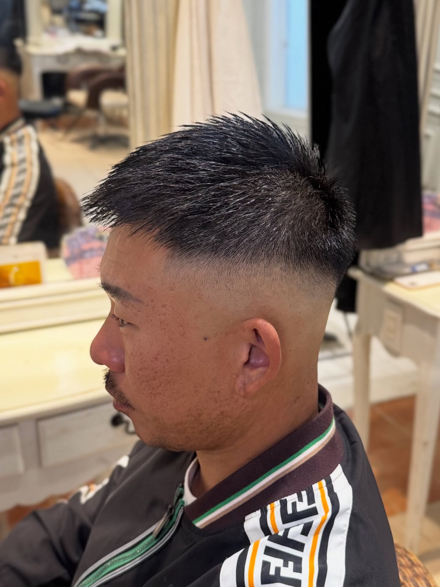 Textured Crop Fade with Defined Edges