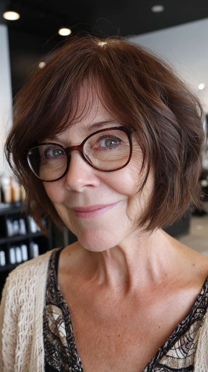 Chic Textured Bob with Soft Volume