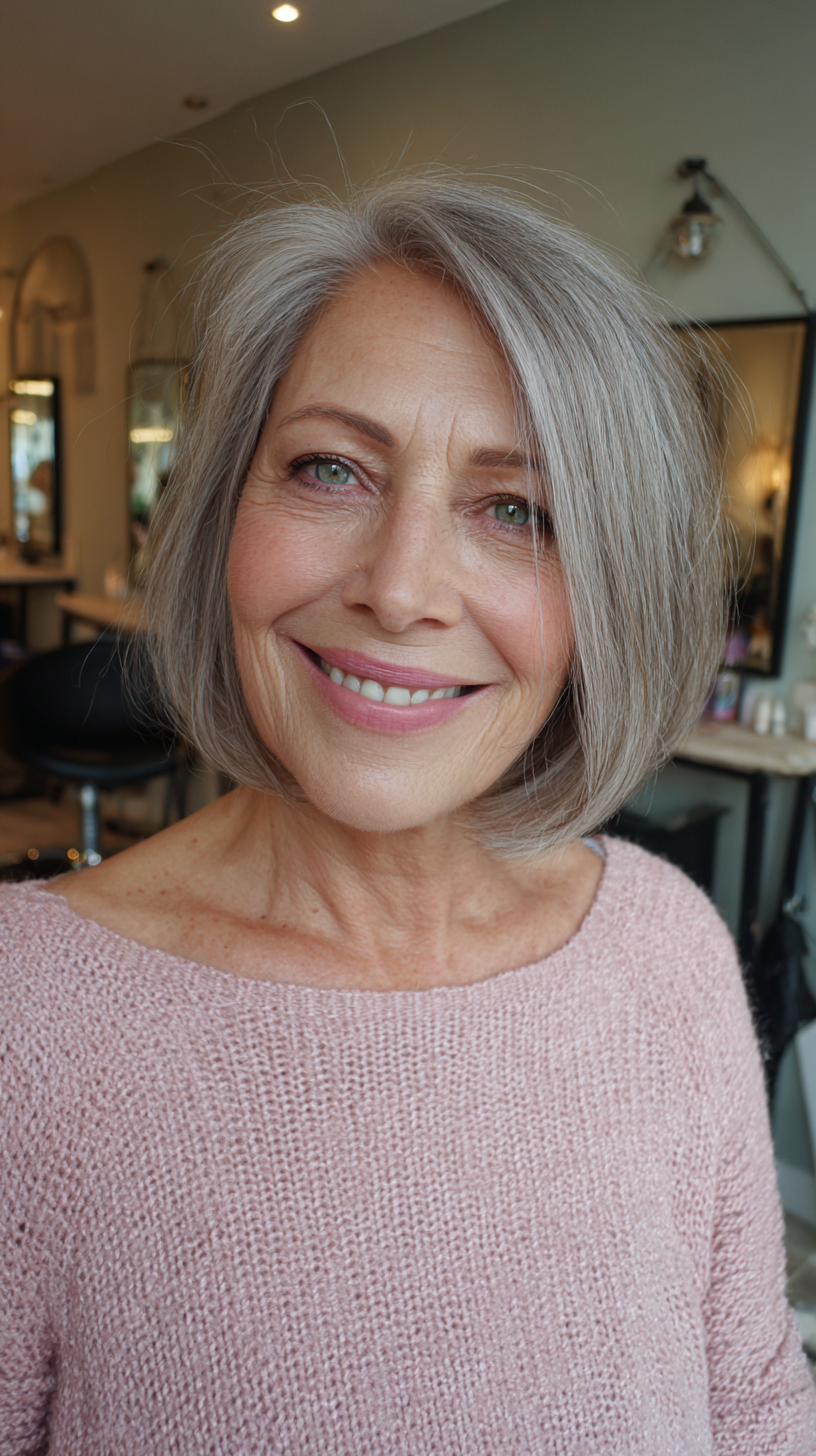 Modern Soft Bob with Subtle Layers