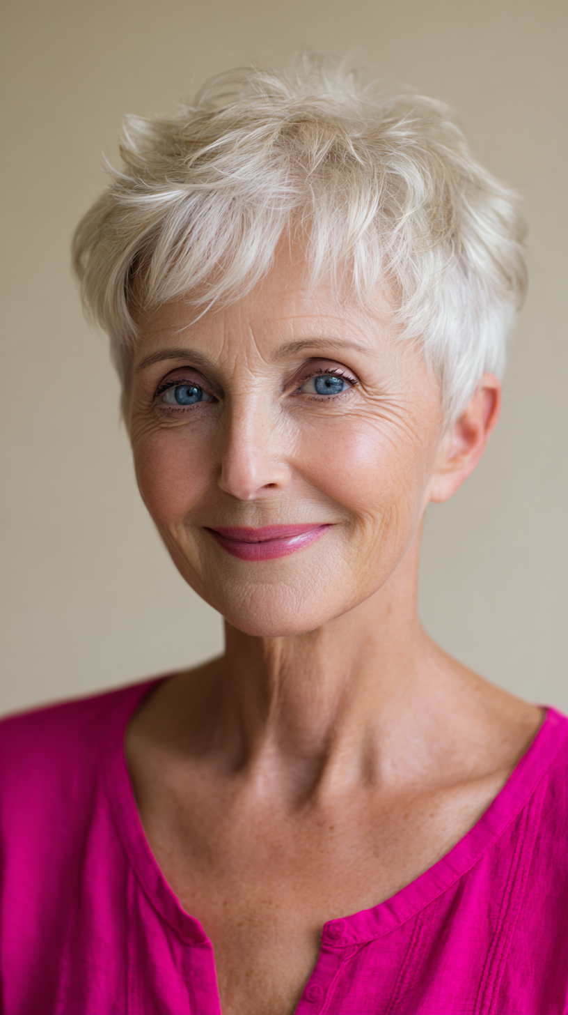 Chic Feathered Pixie Cut with Textured Layers