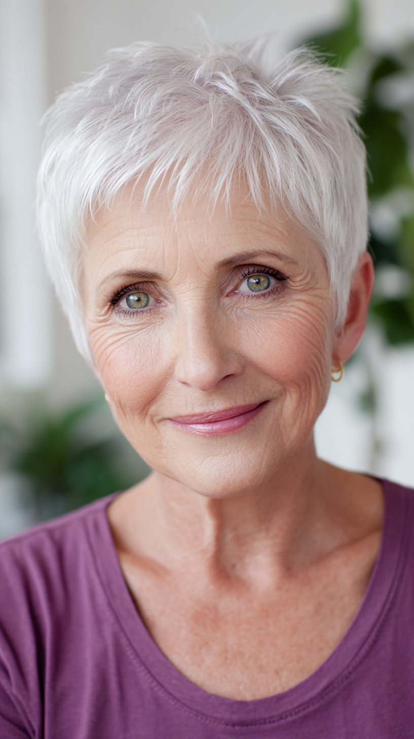 Chic Short Textured Pixie Cut
