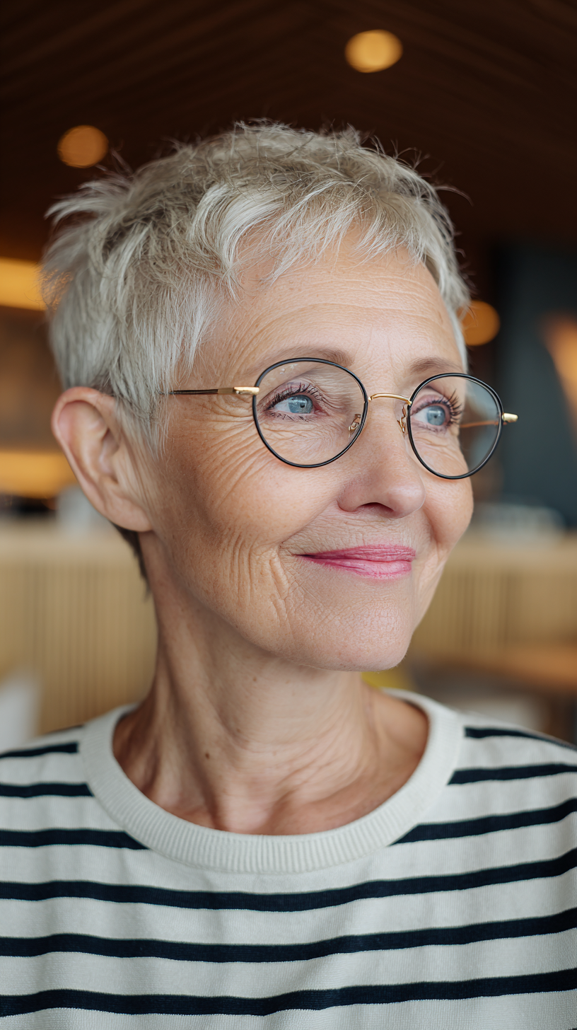 Chic Textured Pixie Cut with Effortless Layers