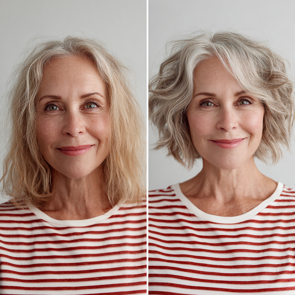 Textured Wavy Bob with Soft Layers