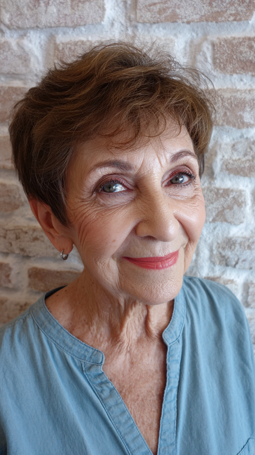 Chic Soft Textured Short Cut with Gentle Volume