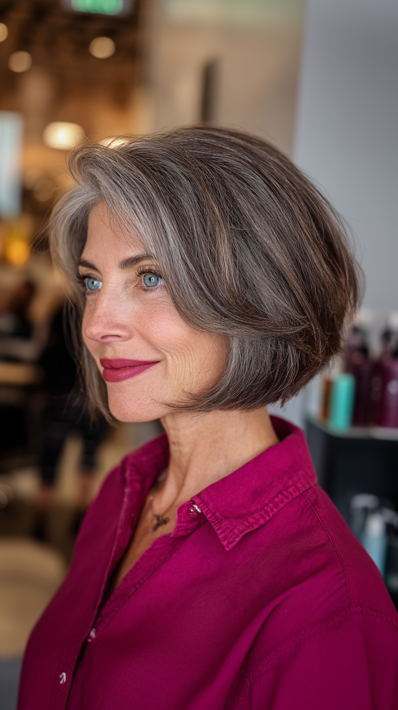 Chic Textured Bob with Soft Layers