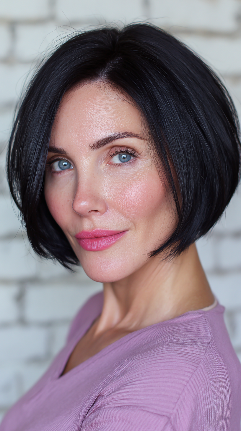 Chic Textured Lob with Subtle Layers