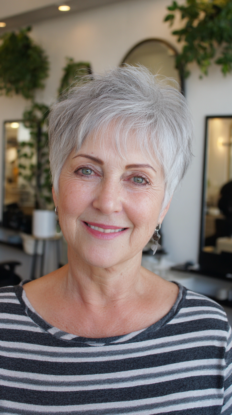 Chic Textured Pixie with Soft Layers