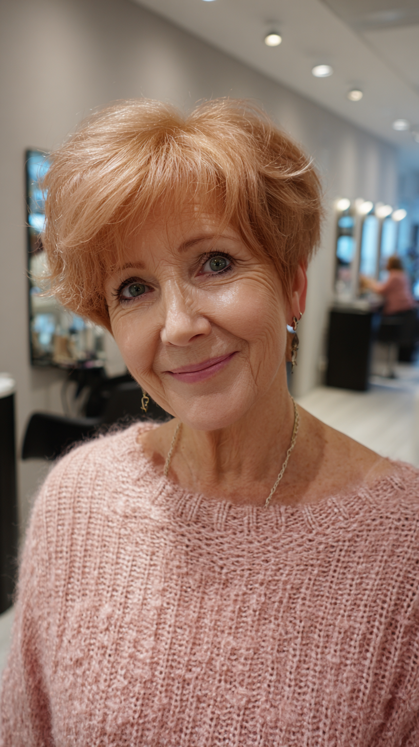 Chic Textured Short Cut with Soft Layers