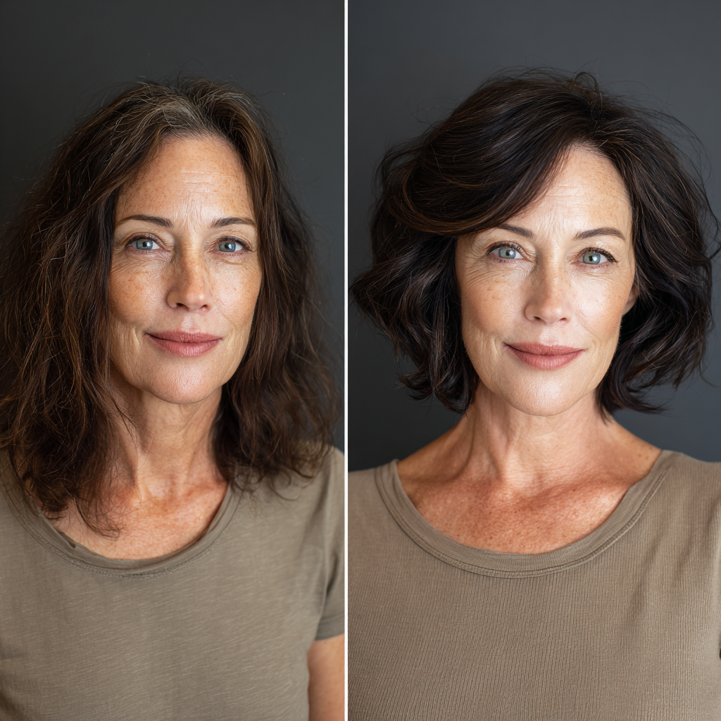 Elegant Textured Lob with Soft Waves