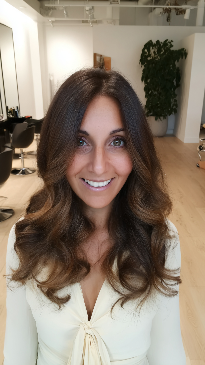 Luxurious Long Waves with Subtle Highlights