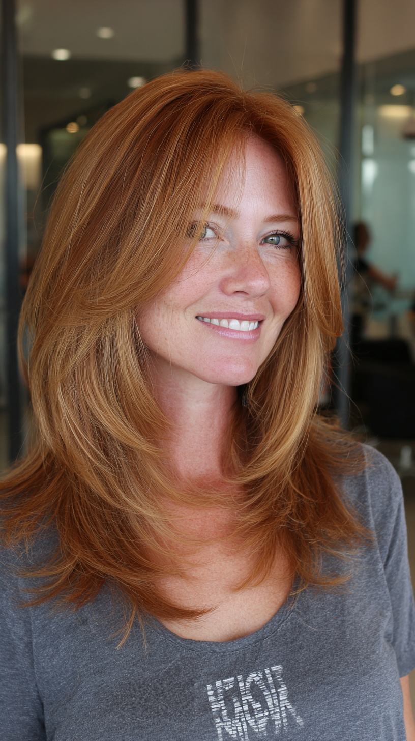 Radiant Long Layered Cut with Soft Face-Framing Layers