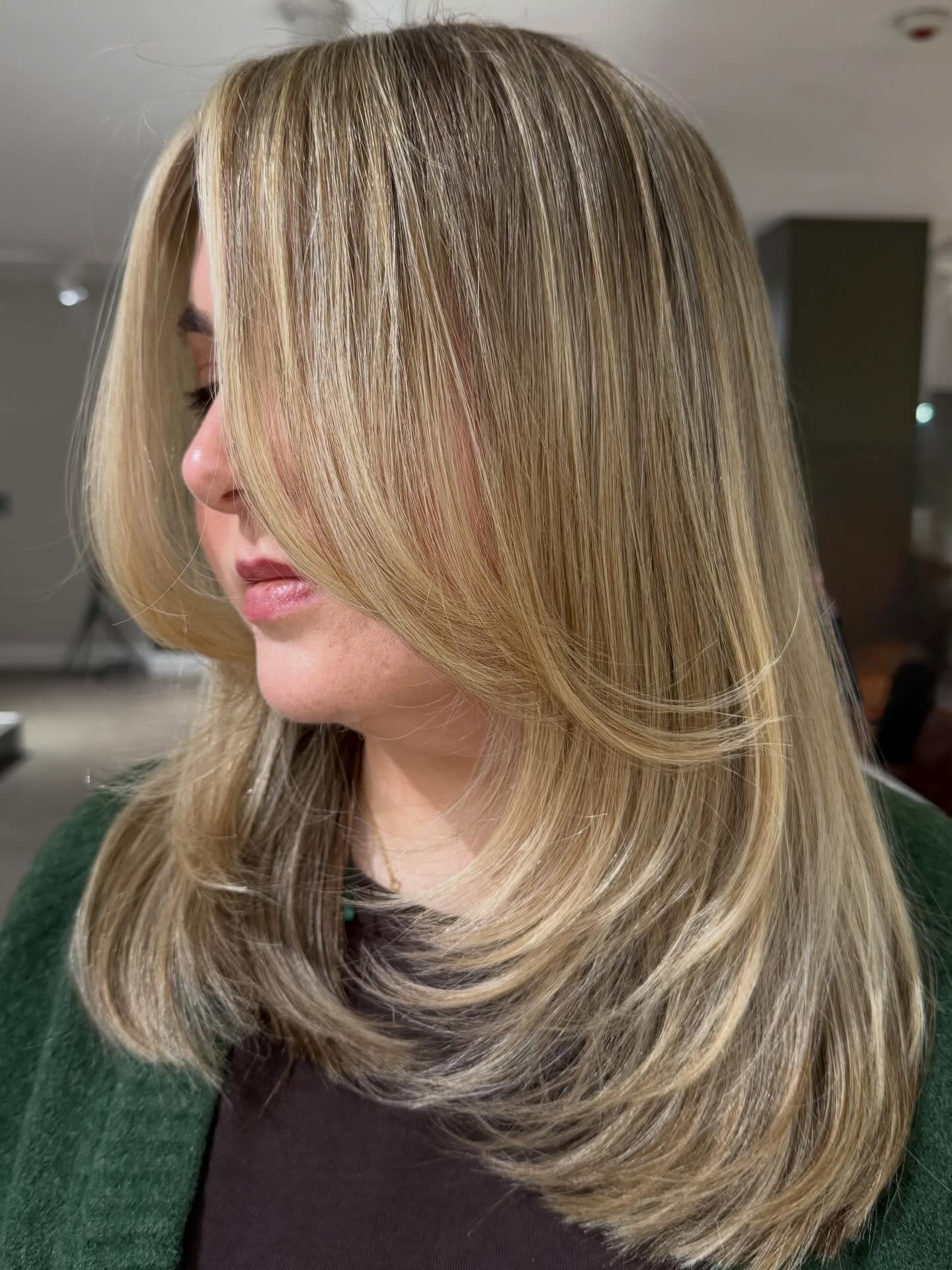 Chic Long Layered Cut with Subtle Highlights