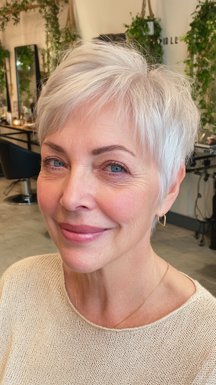 Chic Short Pixie Cut with Textured Layers