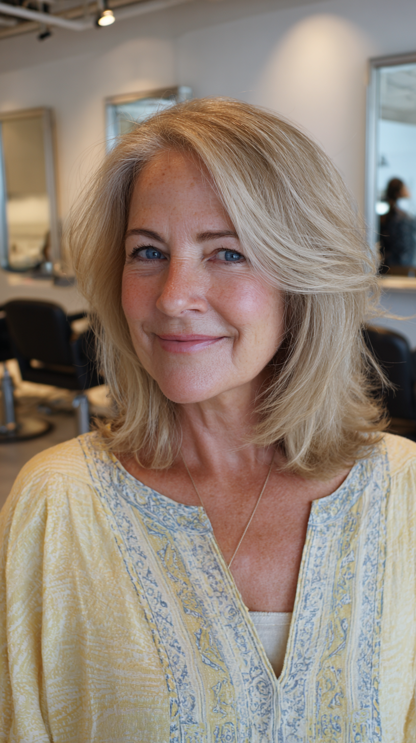 Soft Layered Cut with Gentle Movement
