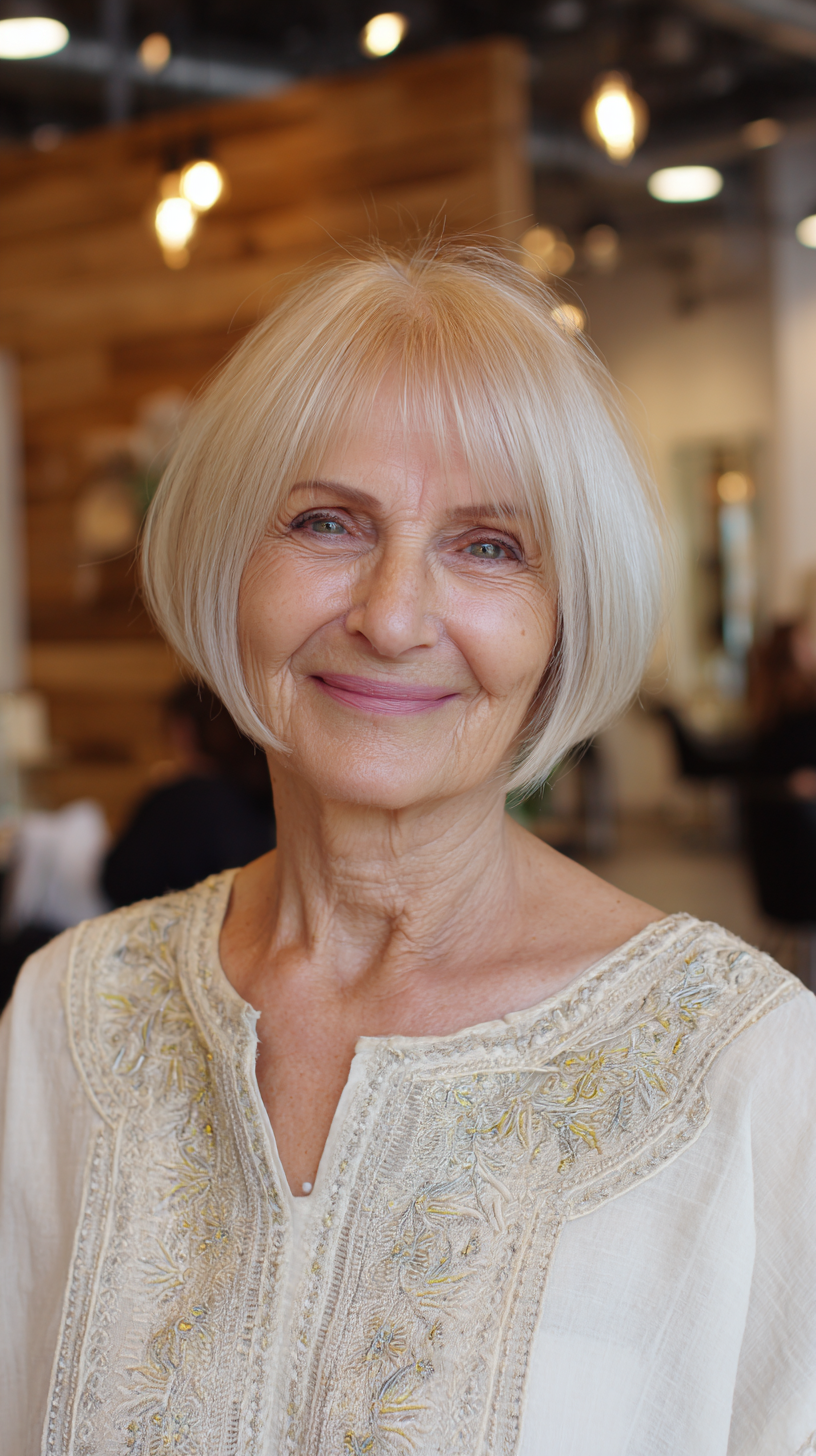Stylish Wispy Bob with Soft Layers