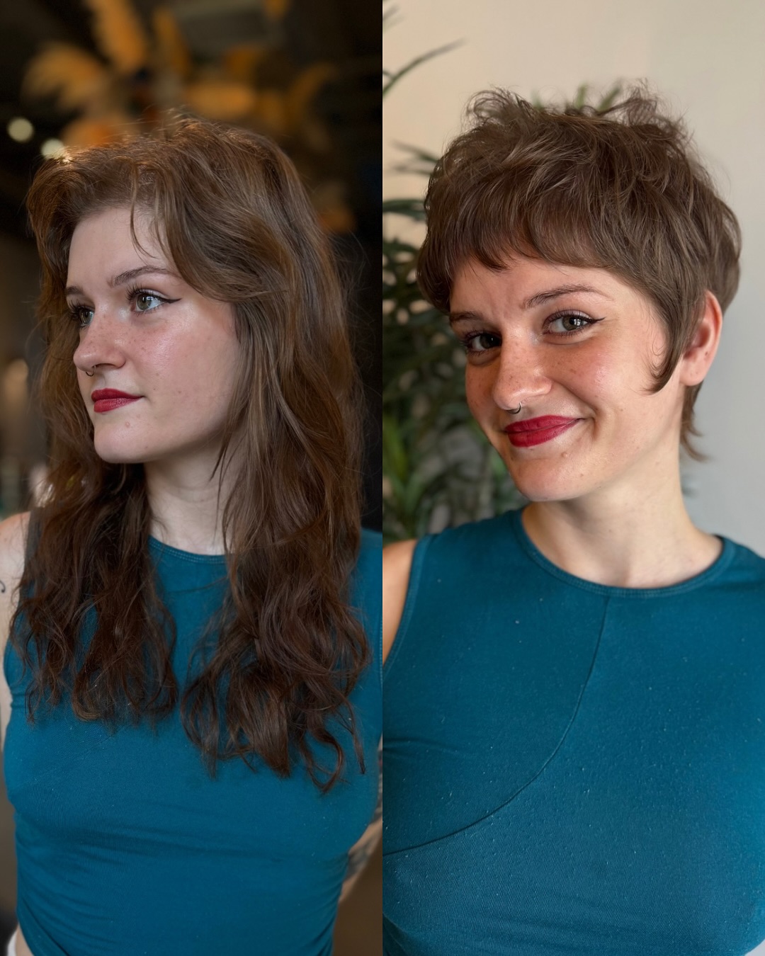 Textured Modern Pixie with Soft Fringe