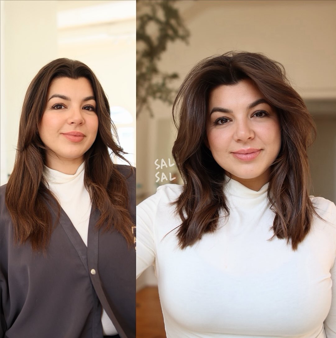 Trendy Mid-Length Soft Shag with Subtle Volume