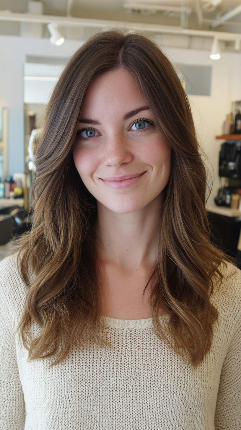 Chic Layered Ashy Highlights