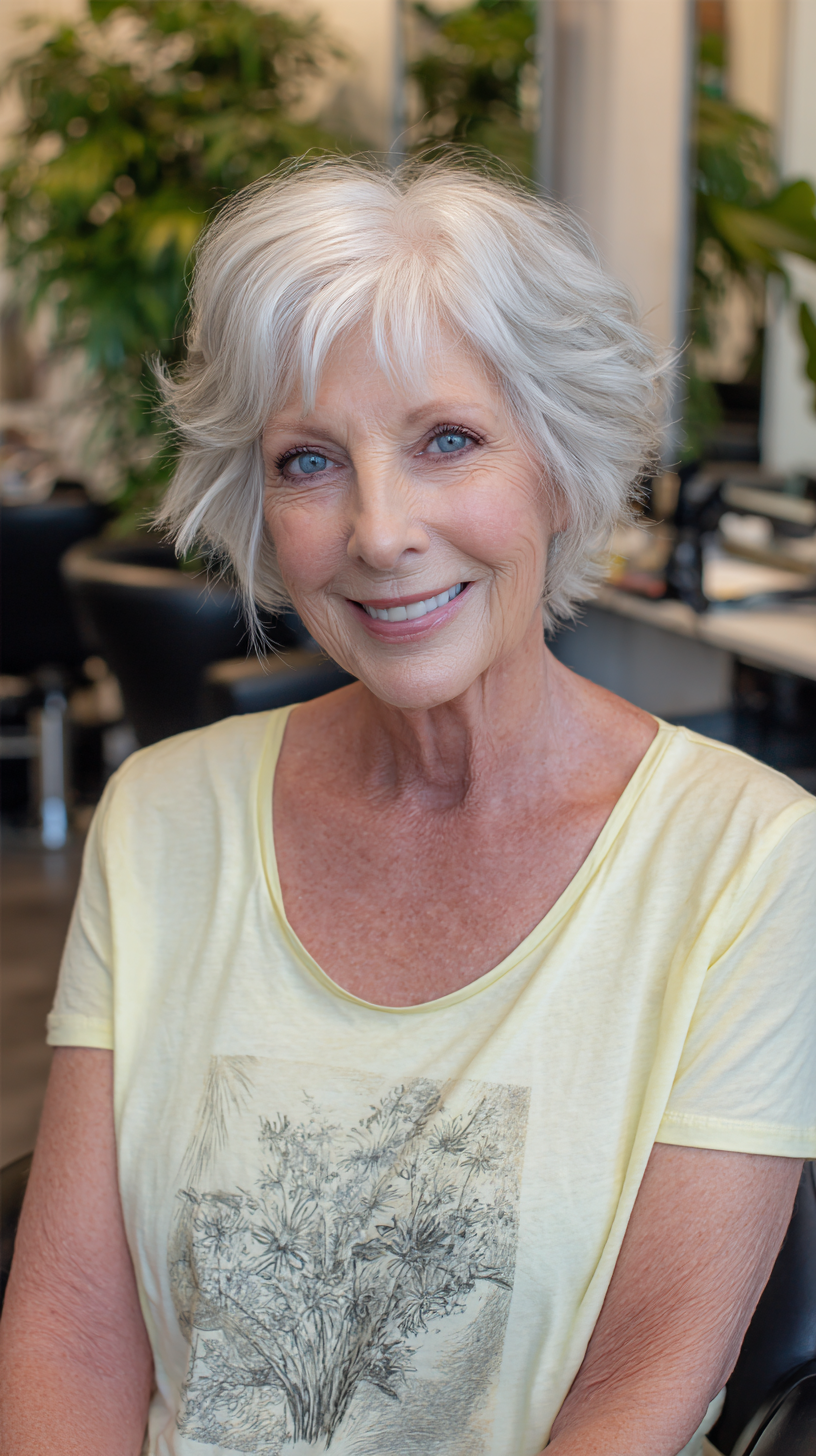 Chic Soft Textured Short Cut with Subtle Layers