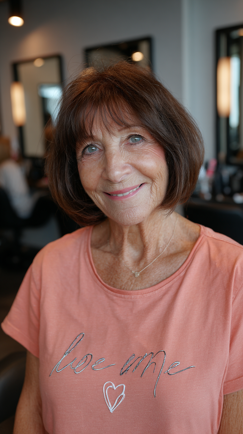 Classic Rounded Bob with Subtle Layers