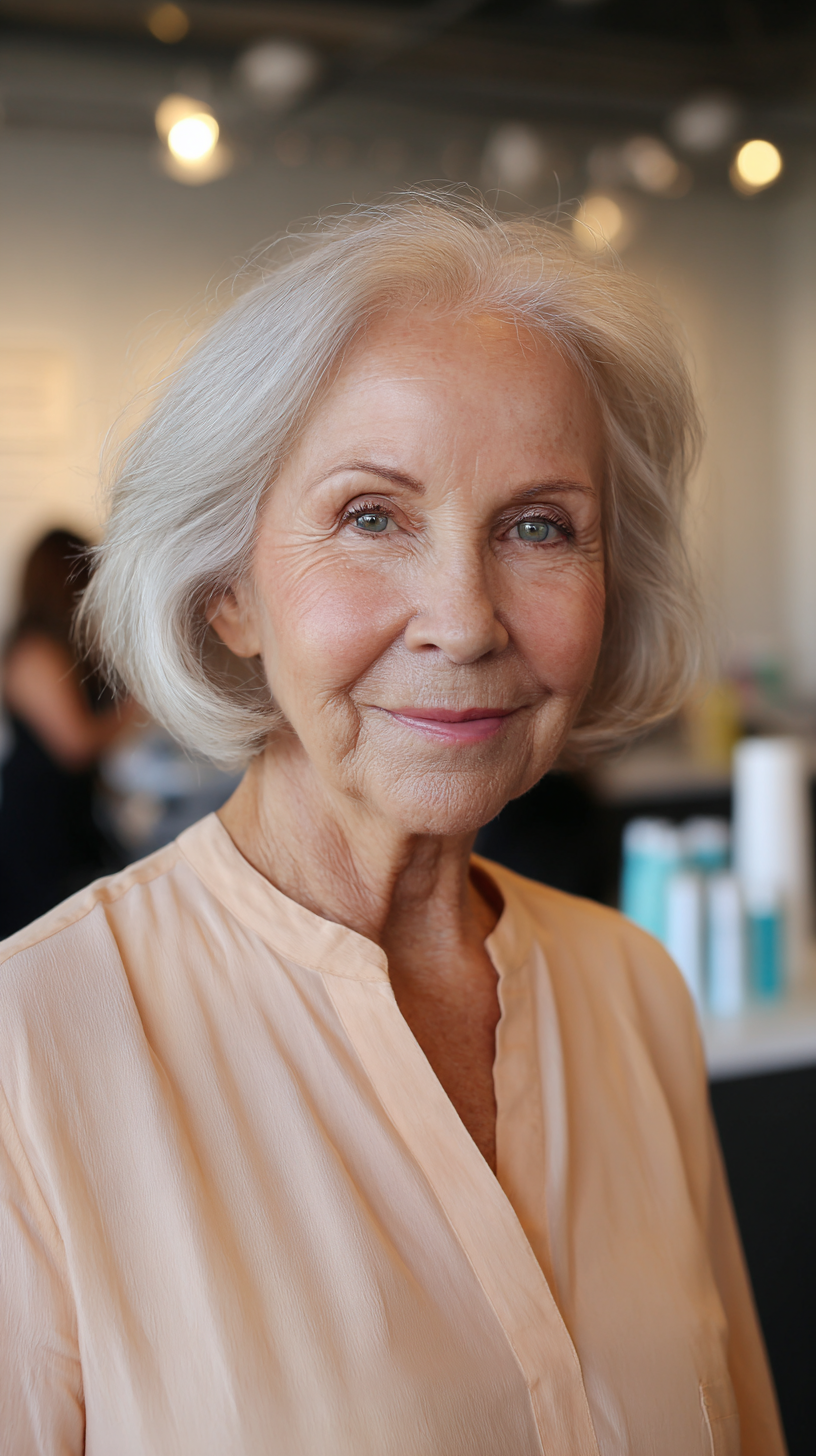 Classic Soft Textured Bob with Subtle Layers