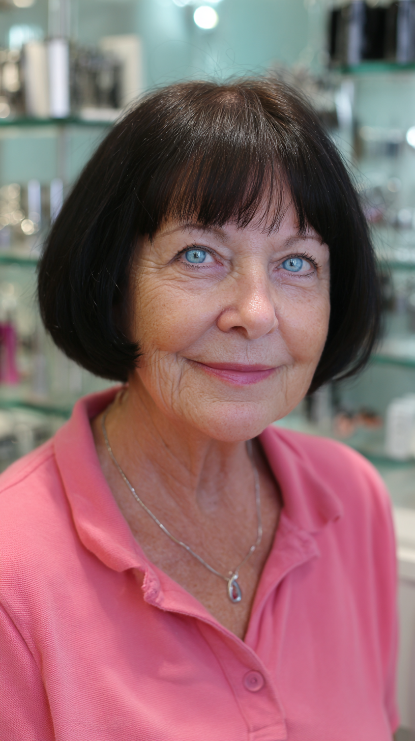 Classic Straight Bob with Subtle Bangs