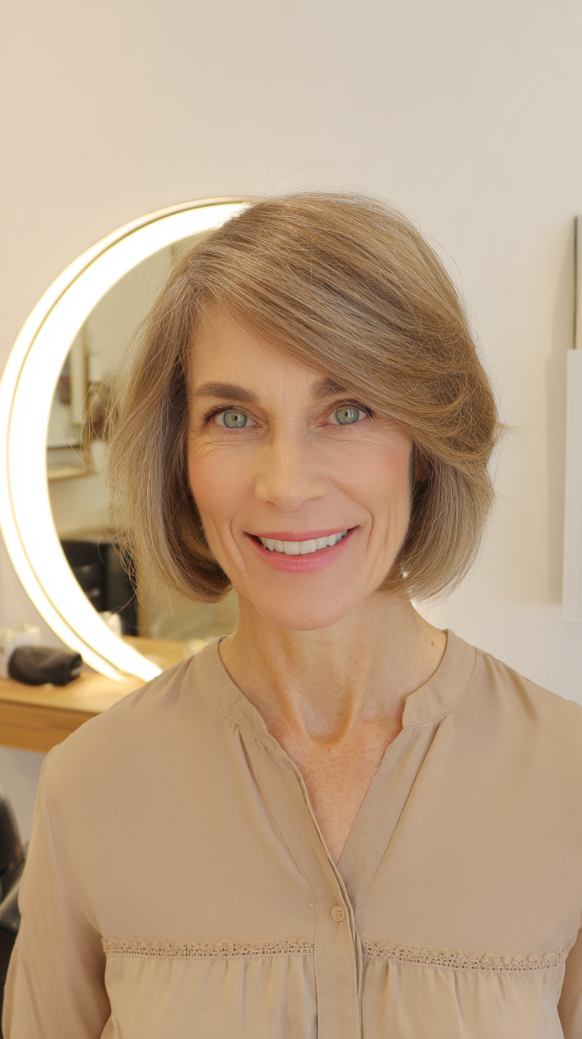 Modern Textured Bob with Soft Volume