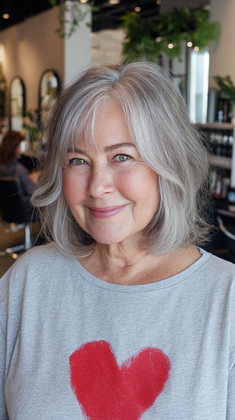 Soft Textured Shoulder-Length Cut with Subtle Layers
