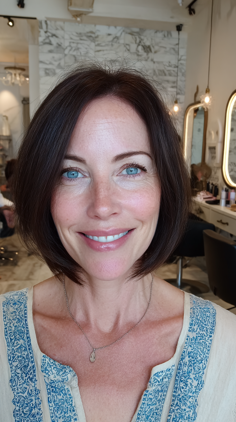 Stylish Textured Bob with Soft Layers