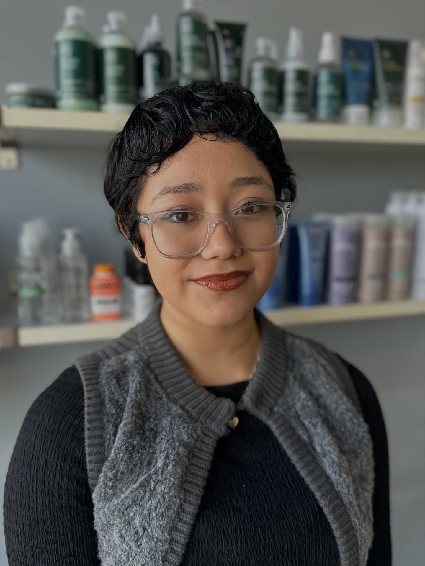 Textured Short Curls with Soft Definition