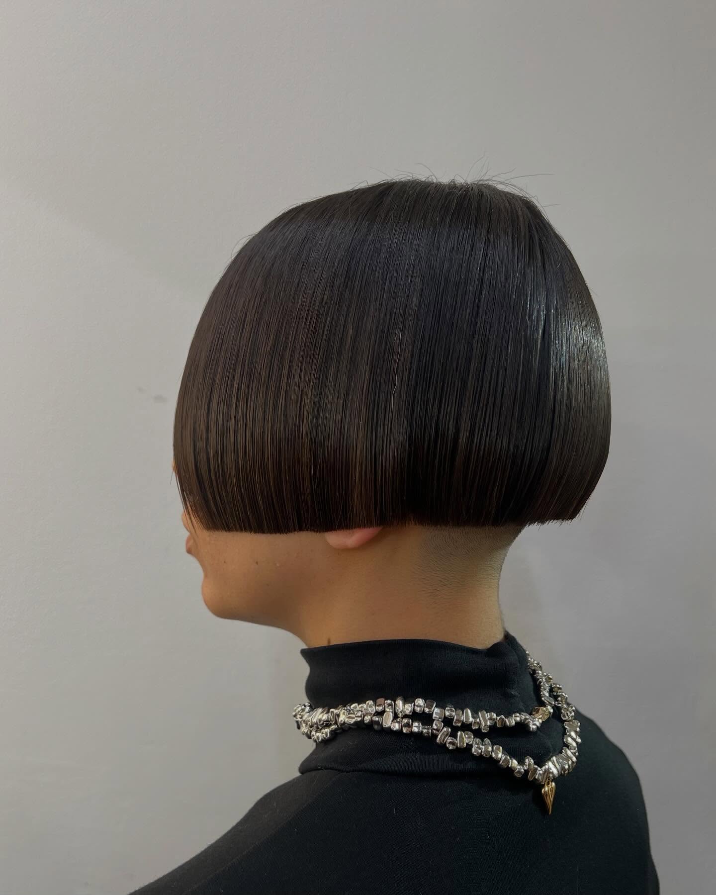 Modern Blunt Bob with Undercut