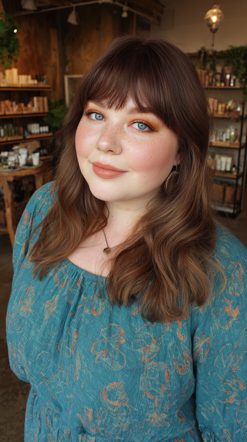 Soft Auburn Waves with Subtle Layers