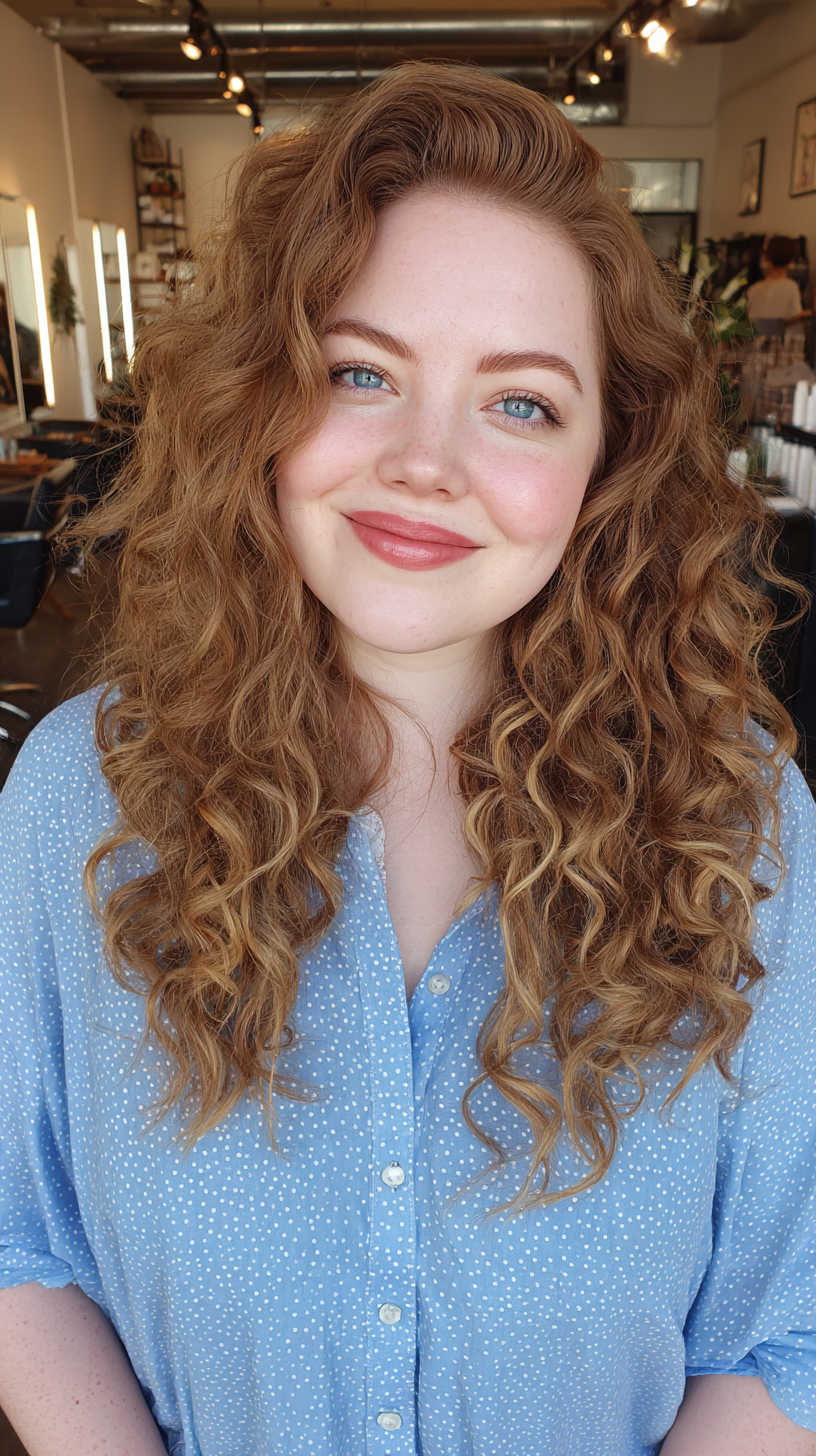 Soft Curly Layers with Natural Volume