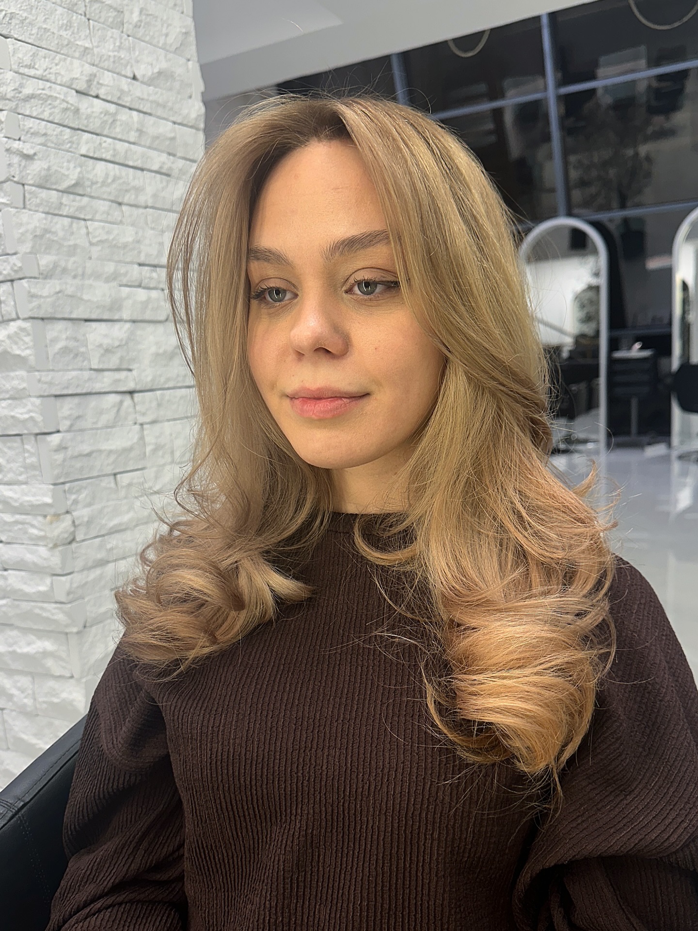 Softly Layered Cascading Curls