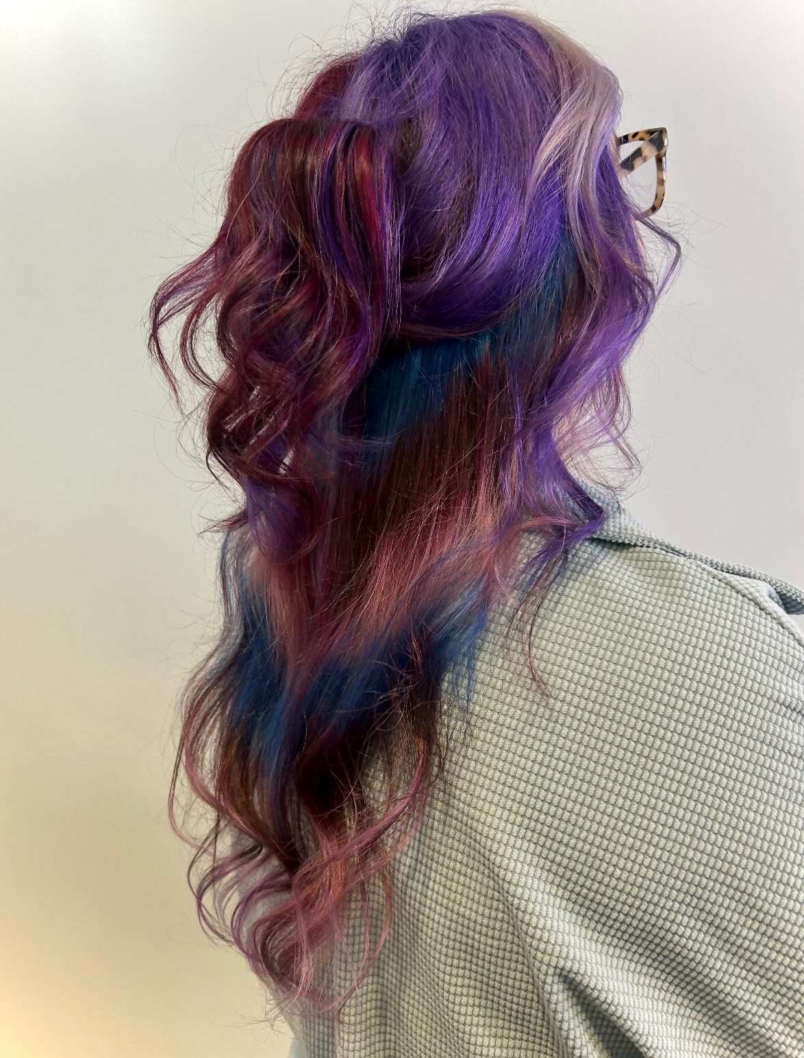 Whimsical Waves with Bold Multicolored Highlights