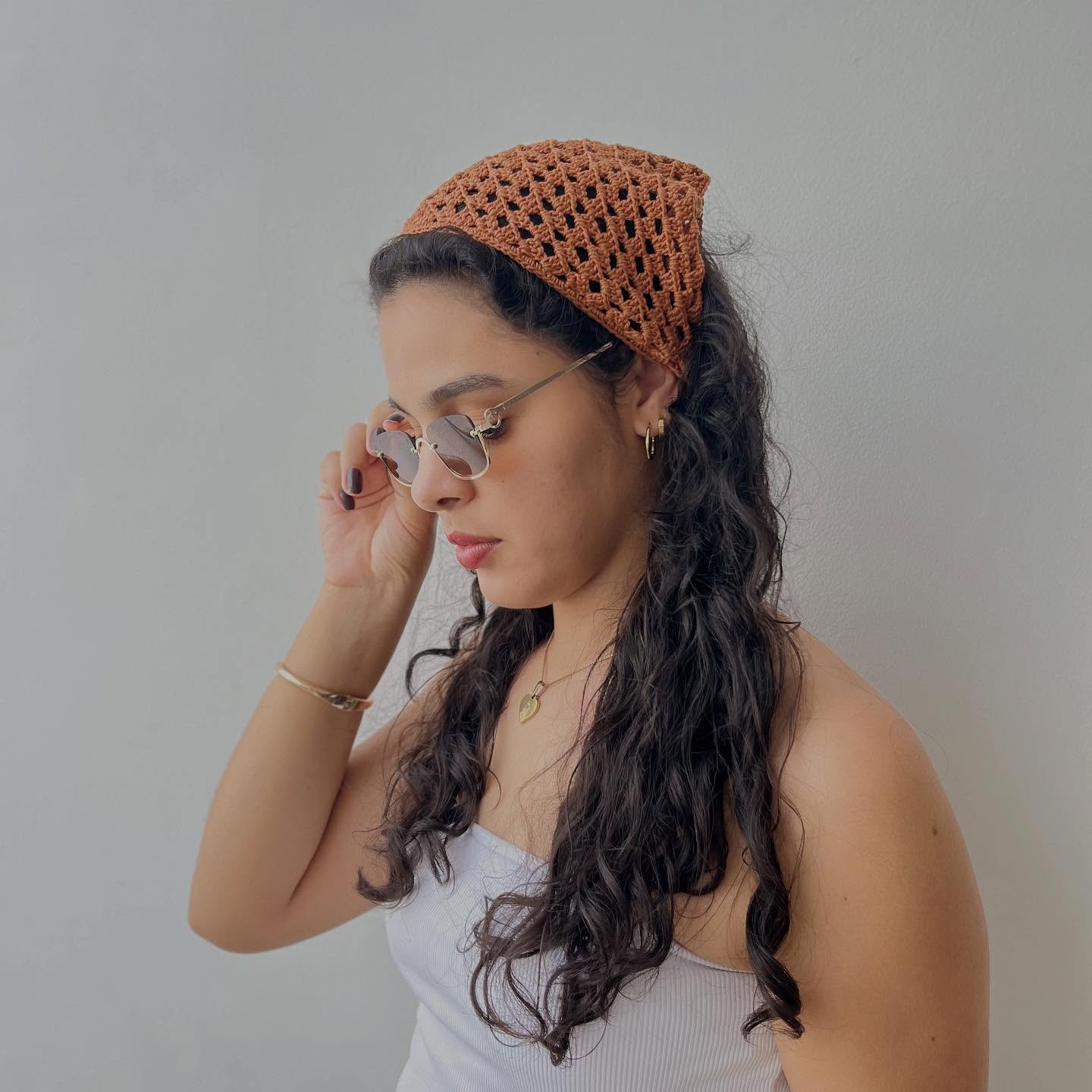 Bohemian Curly Hair with a Stylish Headband