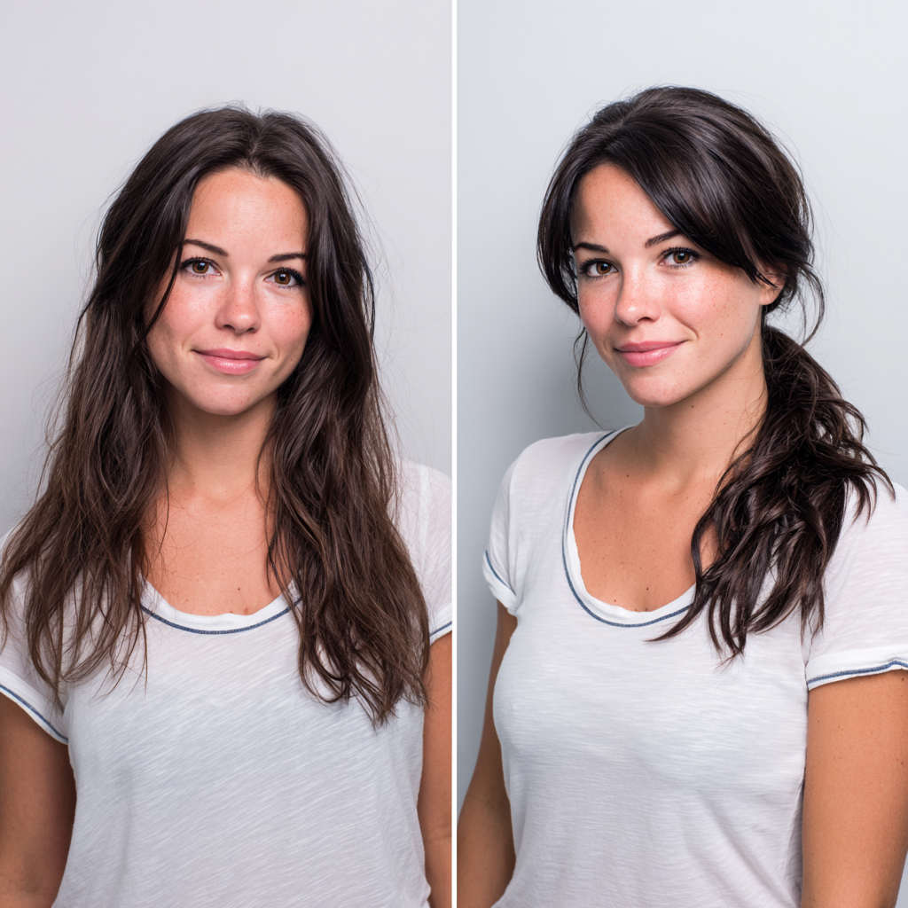 Effortless Long Layered Waves with Subtle Face-Framing Strands