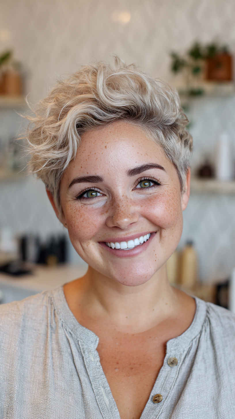 Stylish Textured Pixie Cut with Soft Volume