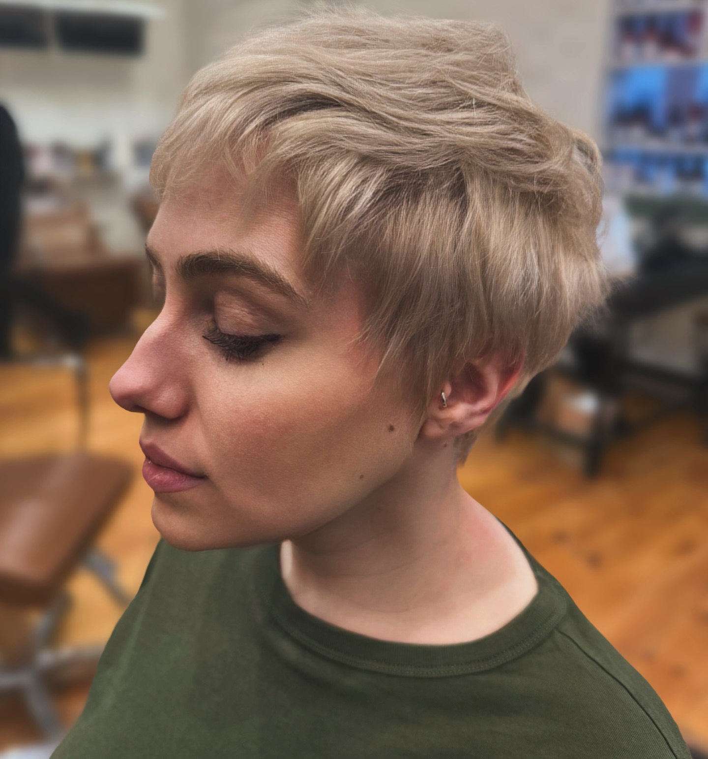 Textured Pixie Cut with Soft Layers