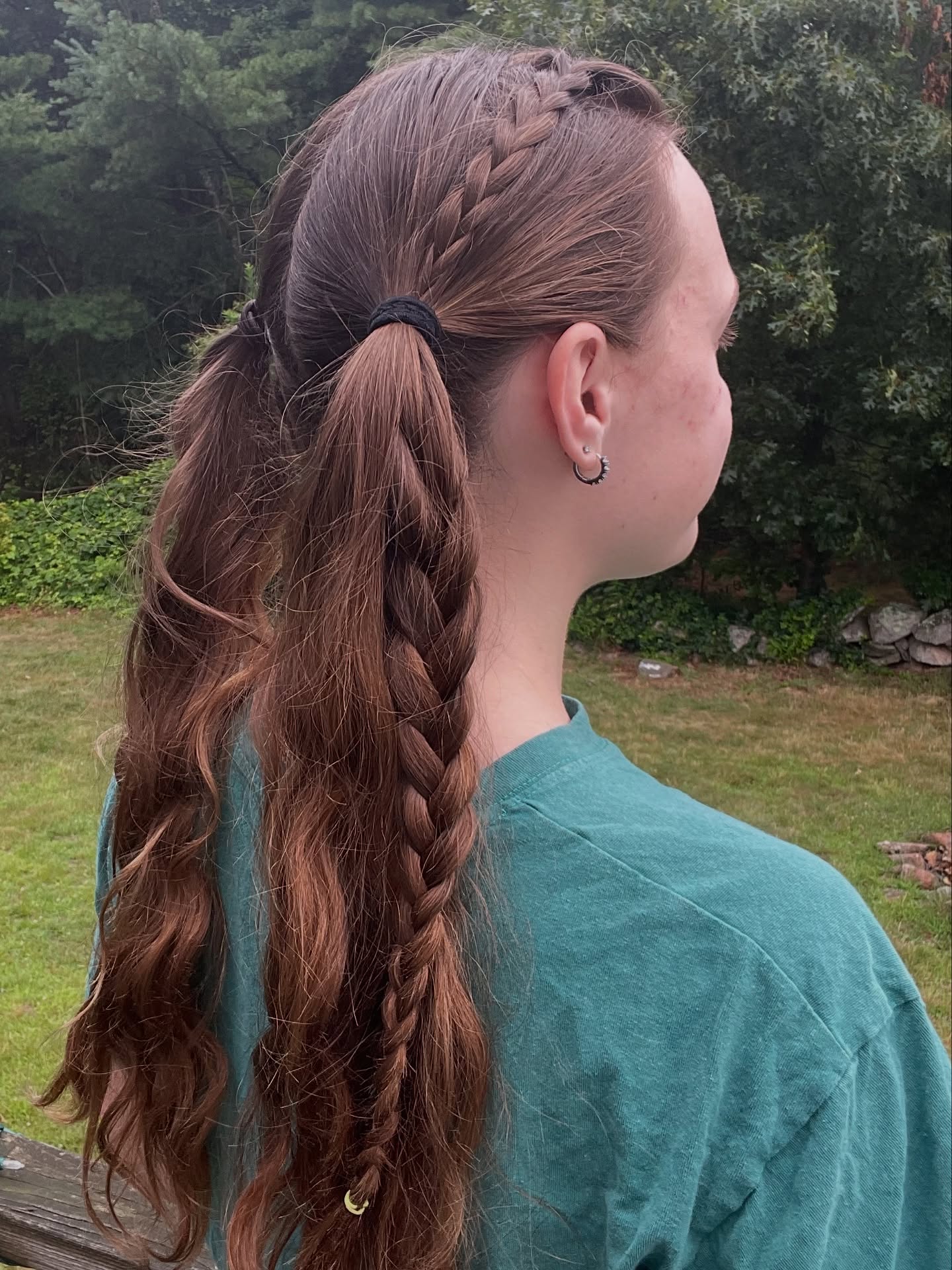 Charming Side Braid with Loose Waves