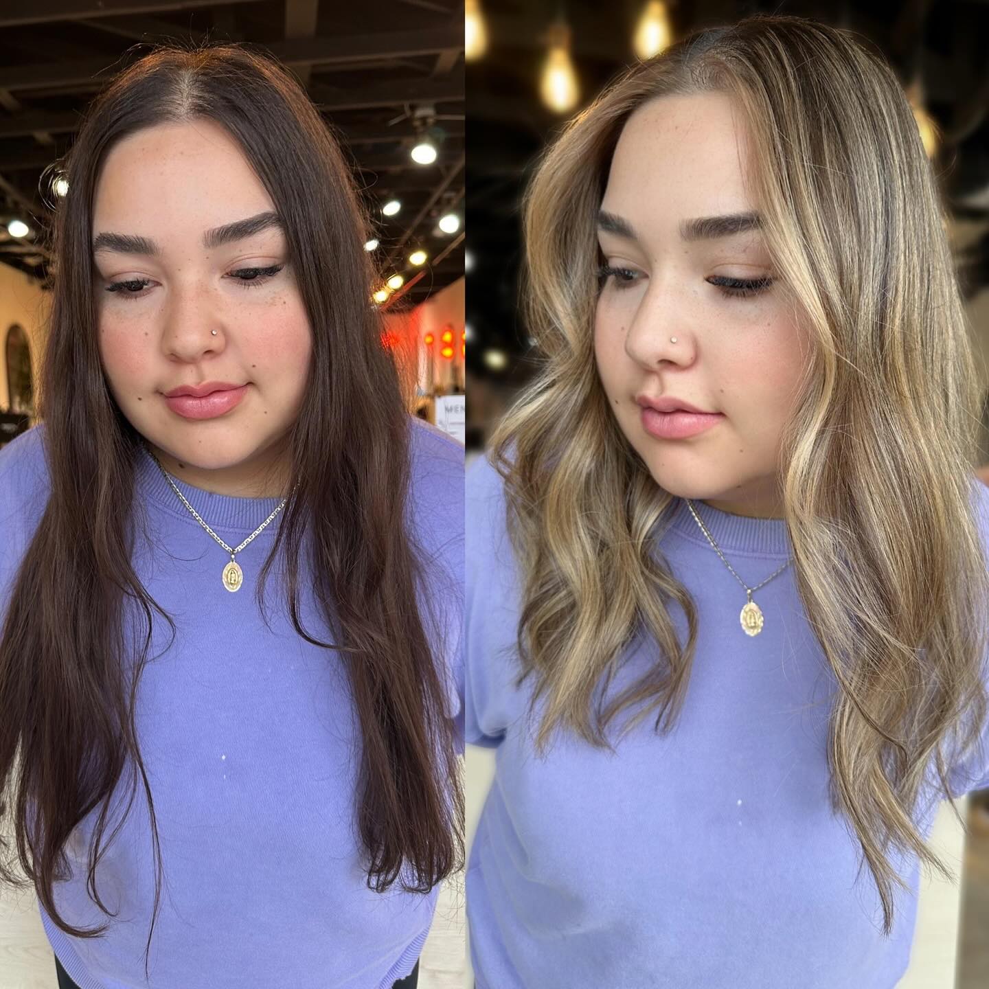 Chic Long Layered Cut with Soft Waves