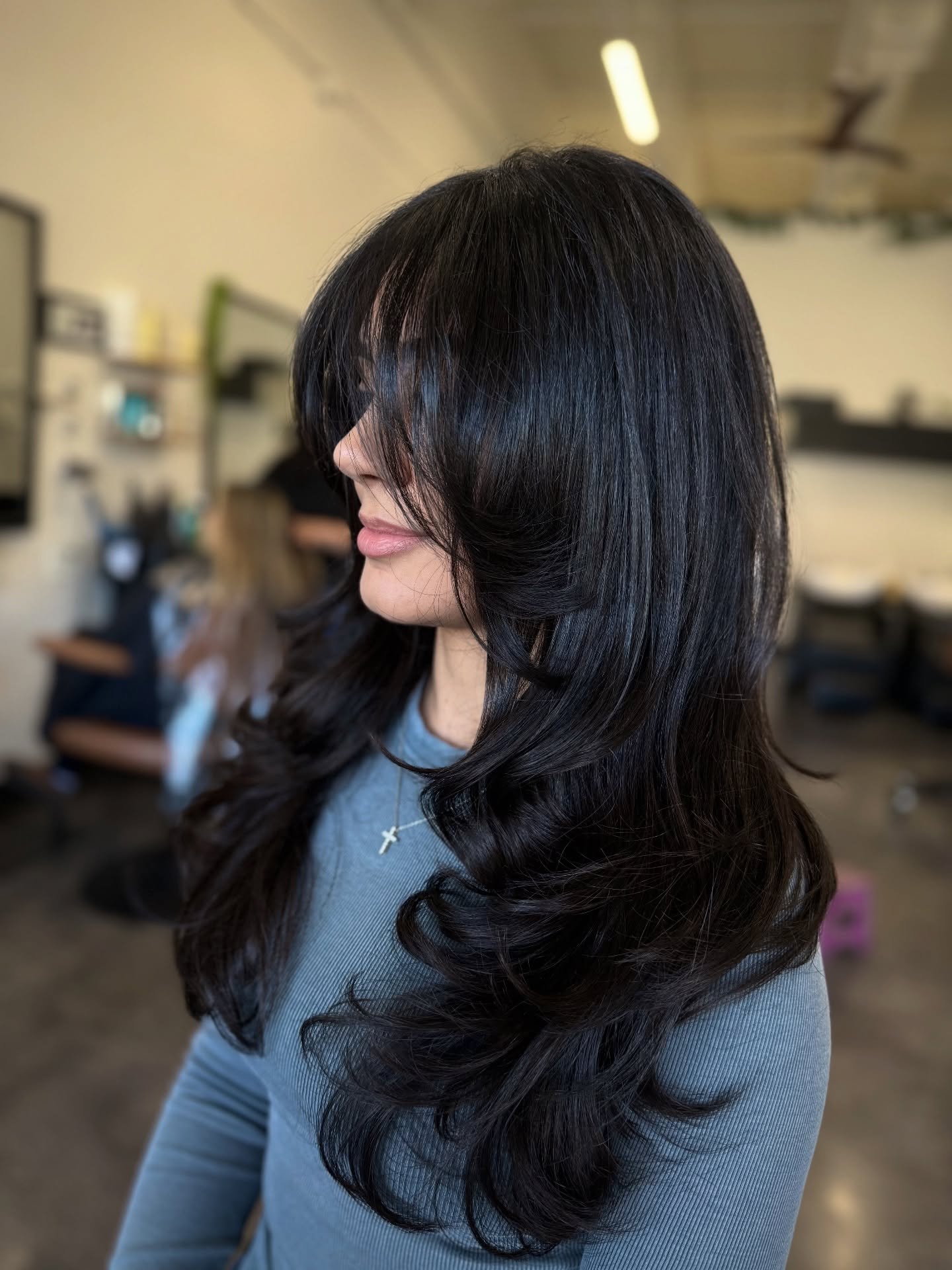 Long Layered Cut with Soft Face-Framing Layers